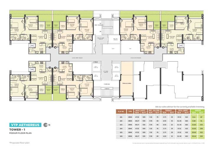 VTP Blue Waters Floor Plan