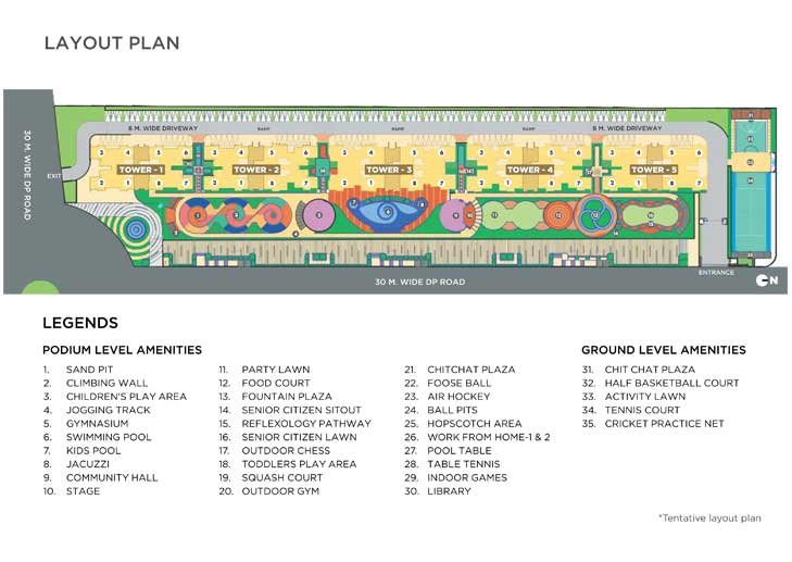 VTP Blue Waters Floor Plan